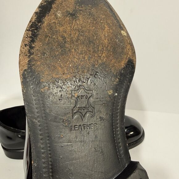 Blacker Stanley Blacker Black Patent Leather Men’s Shoes Size 10 Made In Italy main image 14